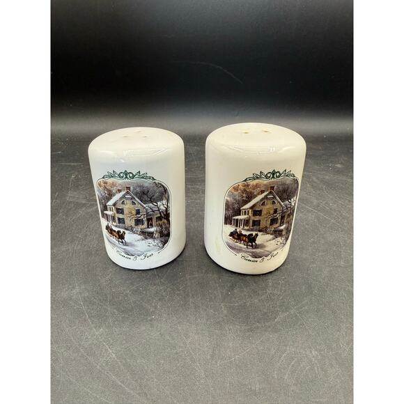 American Homestead Winter Currier & Ives 9-Piece Countertop Collection - Picture 6 of 9